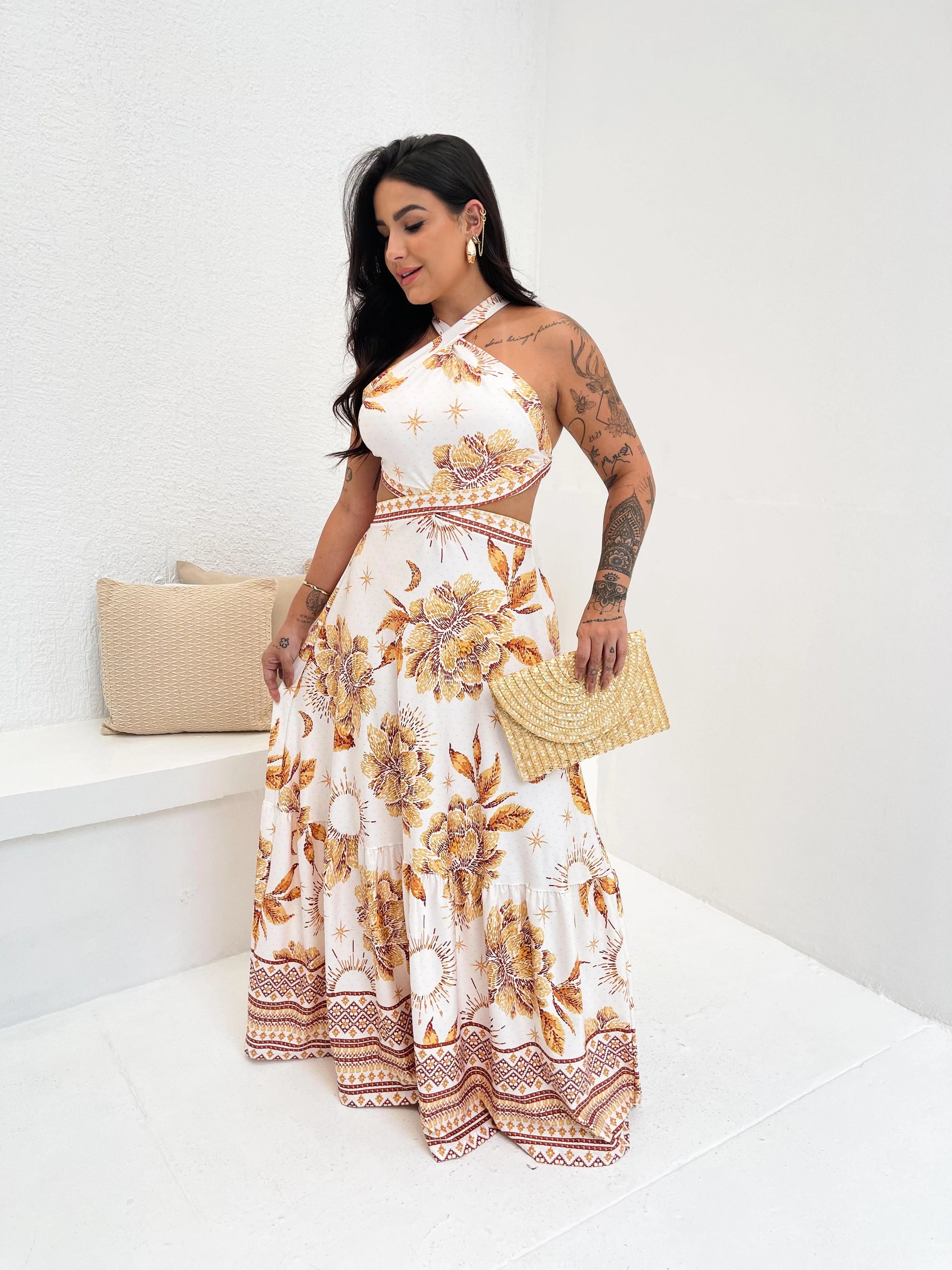 Vestido Longo Mariana Sol de Verão - Verena