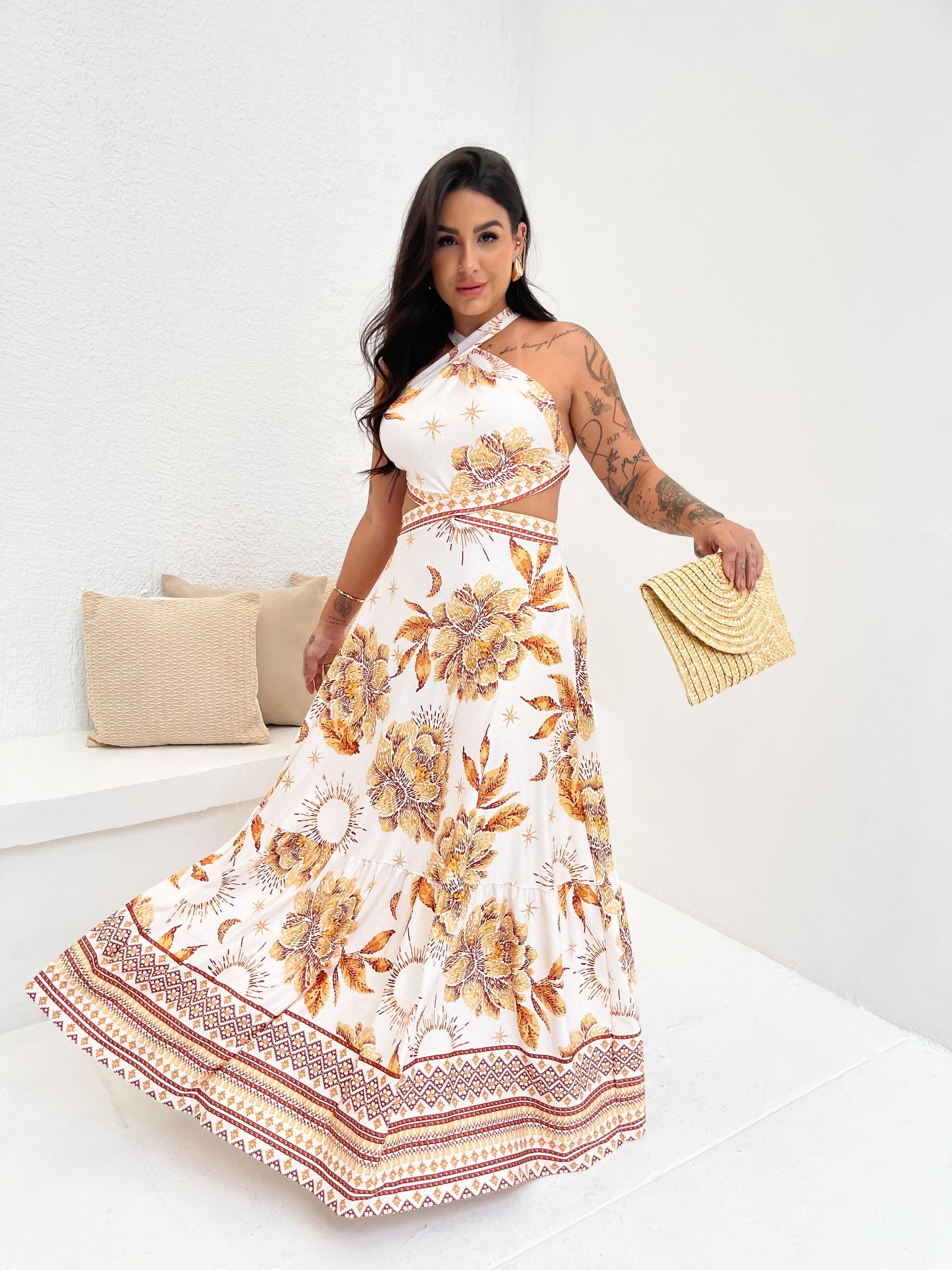 Vestido Longo Mariana Sol de Verão - Verena