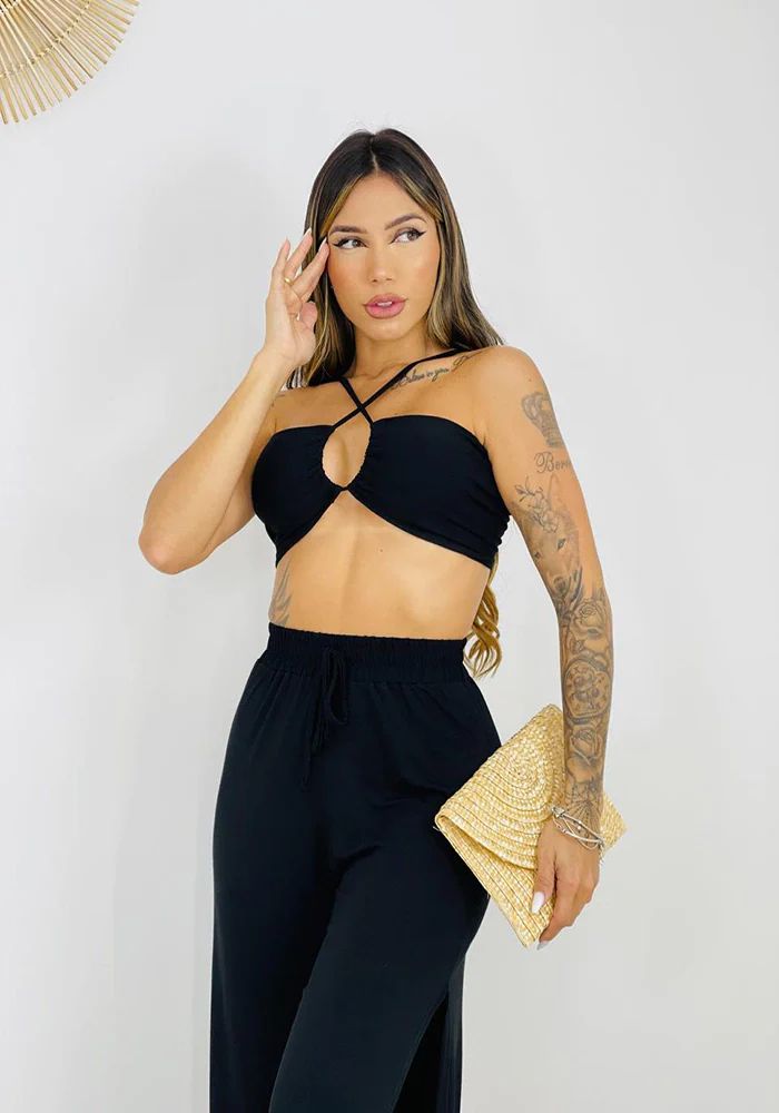 Cropped Alça Cruzada - Verena