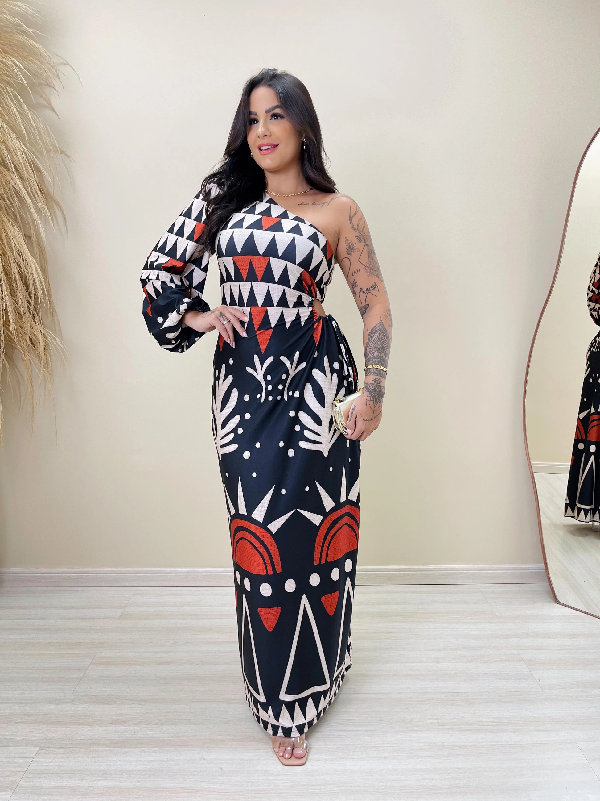 Vestido Longo Alina Raízes do Sol - Verena