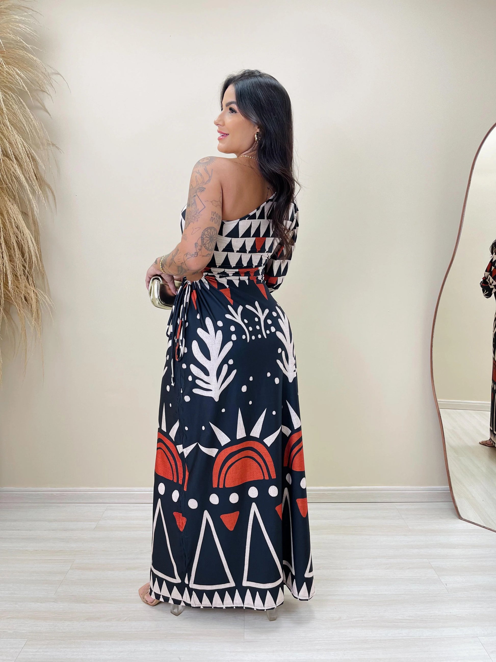 Vestido Longo Alina Raízes do Sol - Verena
