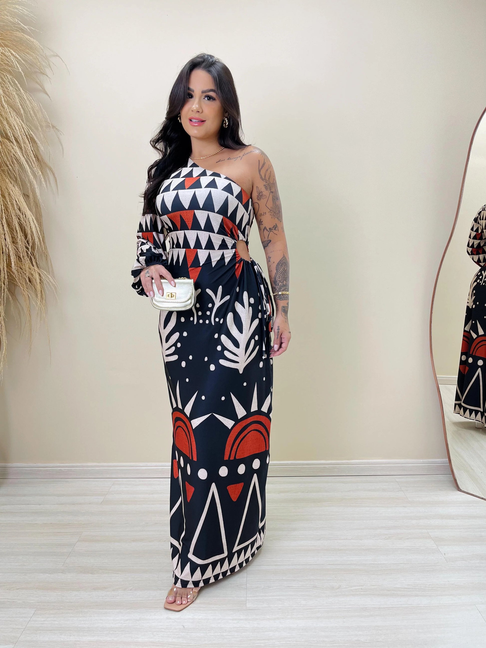 Vestido Longo Alina Raízes do Sol - Verena