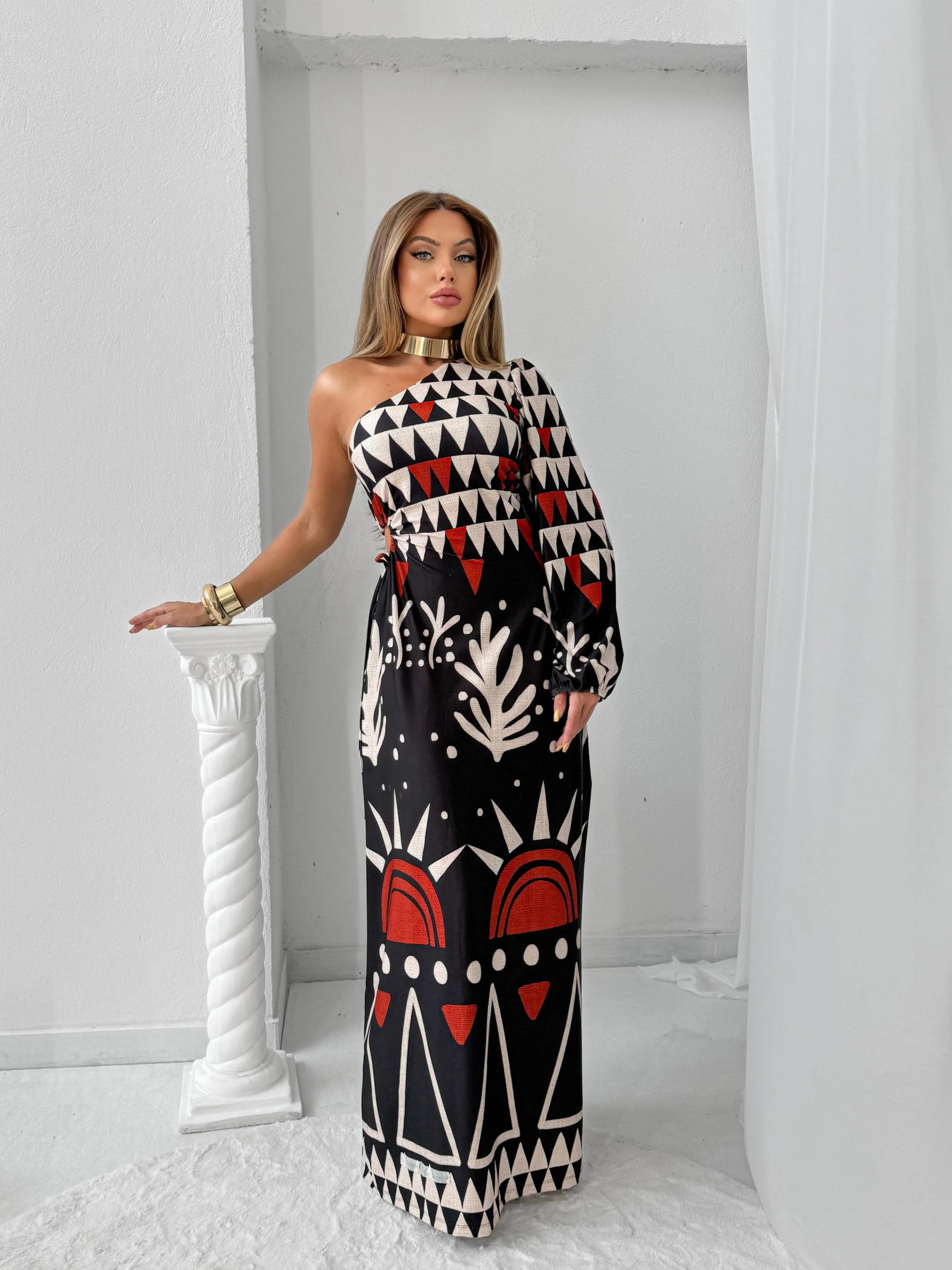 Vestido Longo Alina Raízes do Sol - Verena