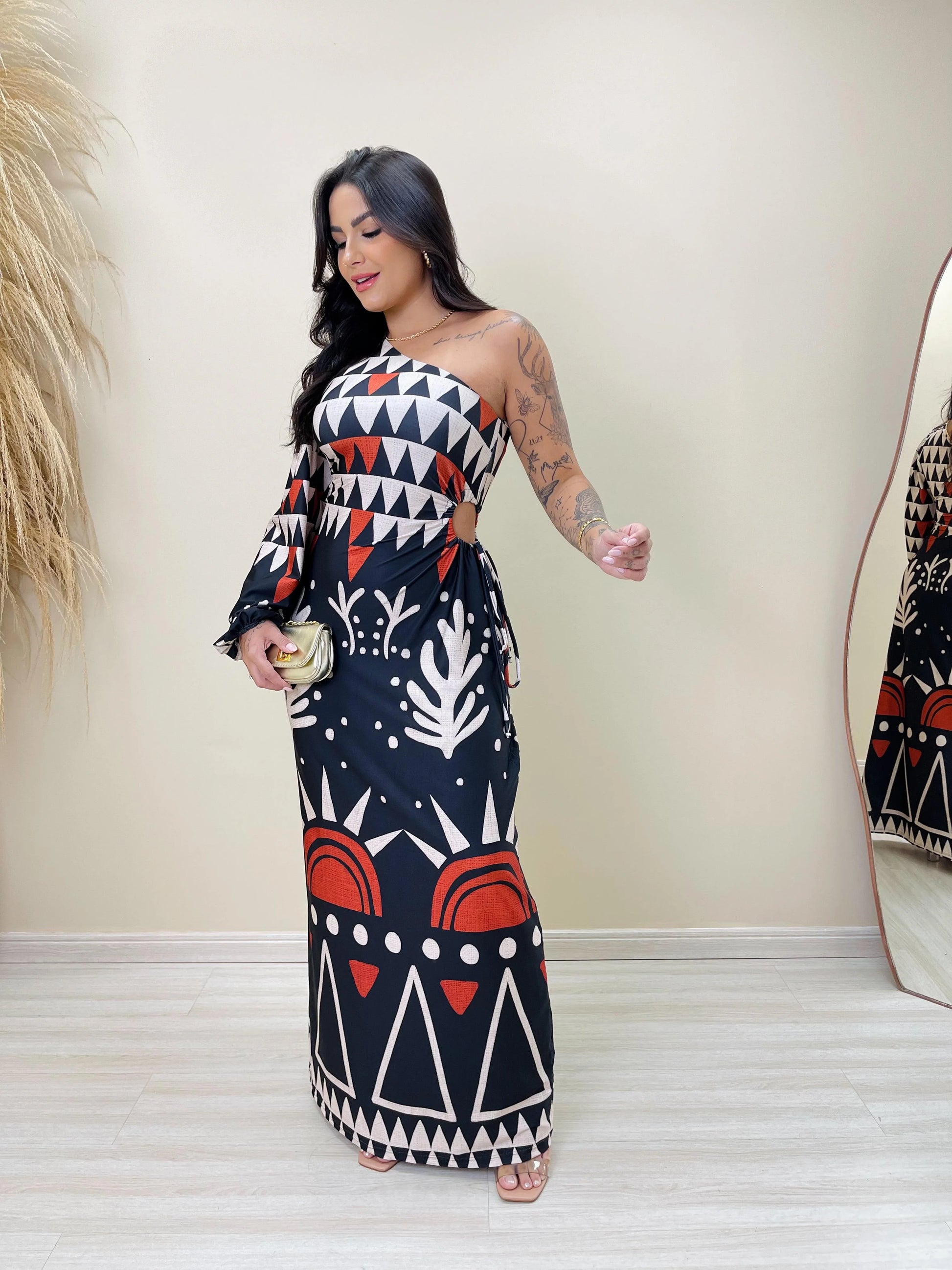 Vestido Longo Alina Raízes do Sol - Verena