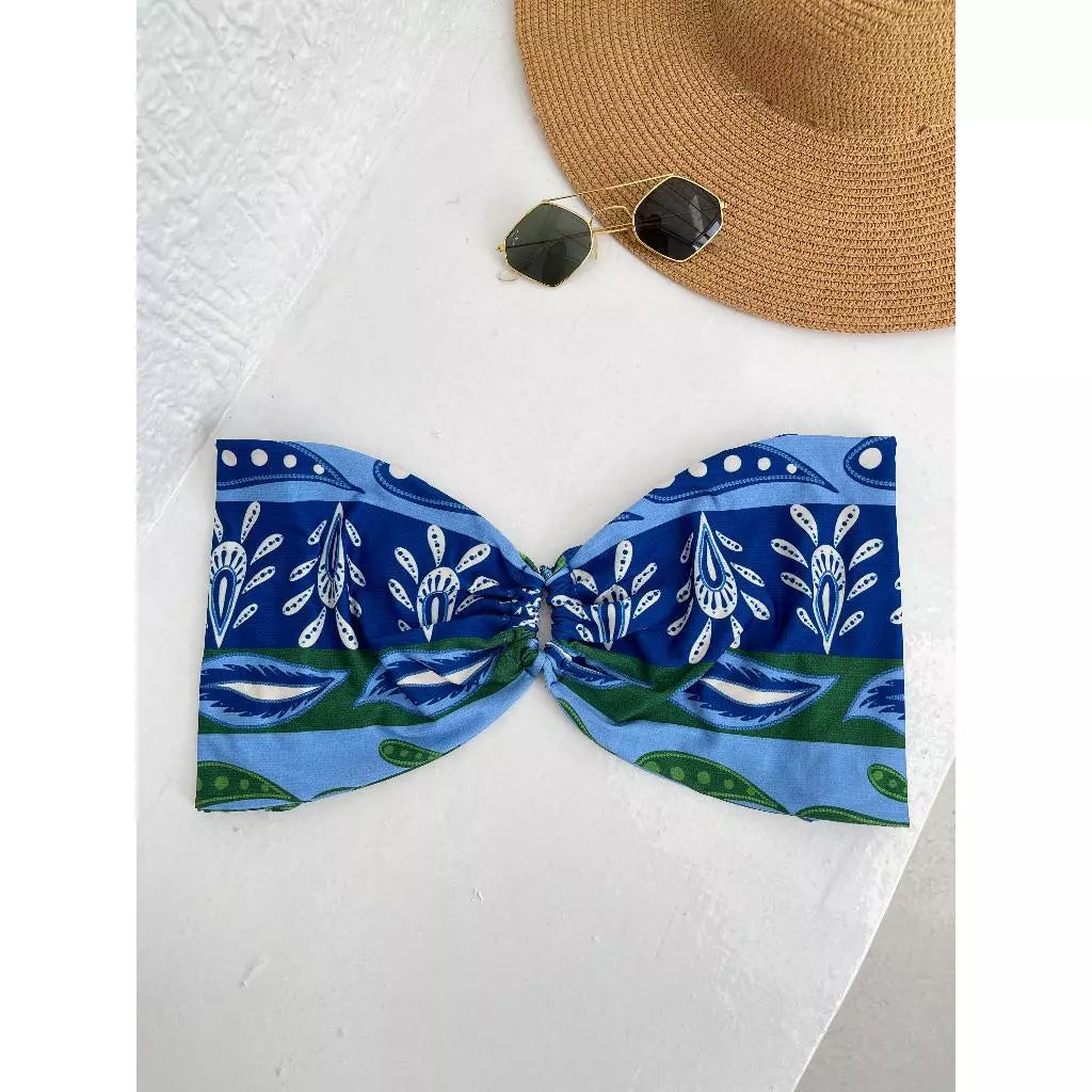 Cropped Estampado Tropical - Verena